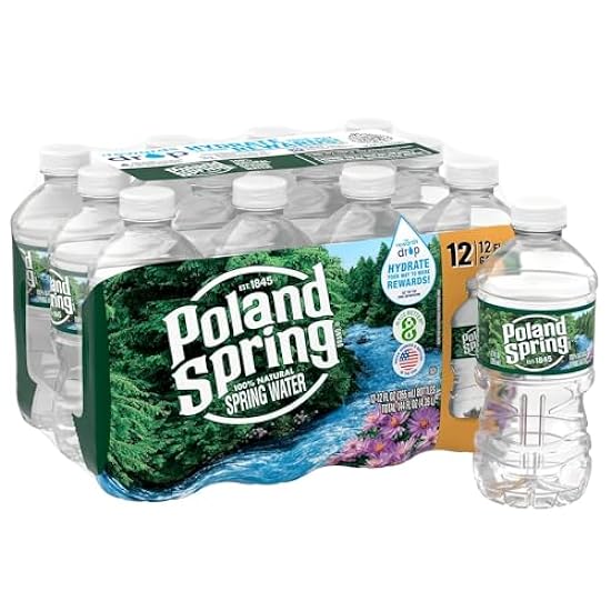 CAMEO - PolandSprings 100% Natural Spring Water, 12 fl 