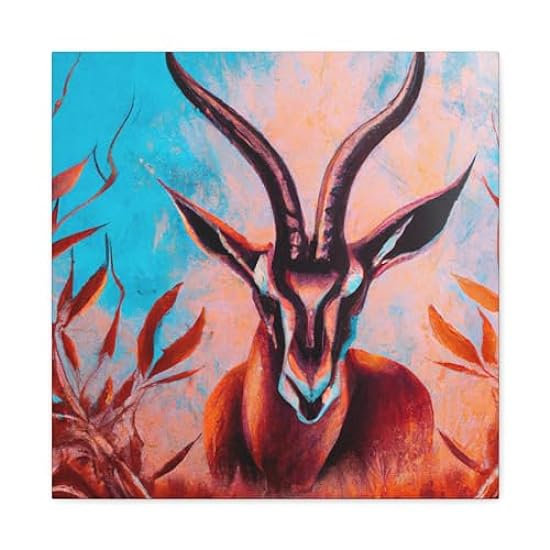 Antelope in Hyperrealism - Canvas 20″ x 20″ / 1.25