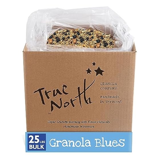 True North Granola – Granola Blues with Dried Blueberries, Almonds and Cashews, All Natural and Non-GMO, Bulk Bag, 25 lb. 481875619