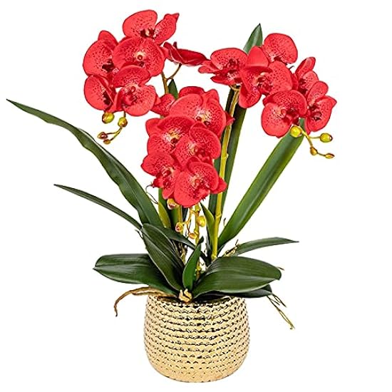 Artificial Flower In Pot Artificial Bonsai Silk Orchids