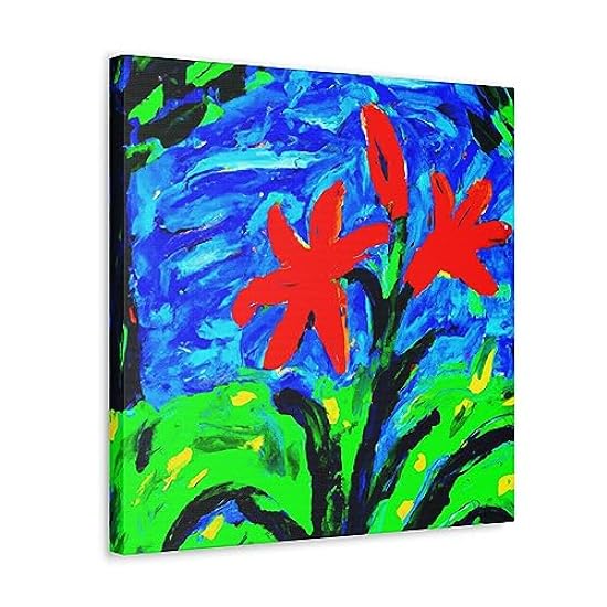 Lily in Expressionism - Canvas 30″ x 30″ / Premium Gallery Wraps (1.25″) 296927374