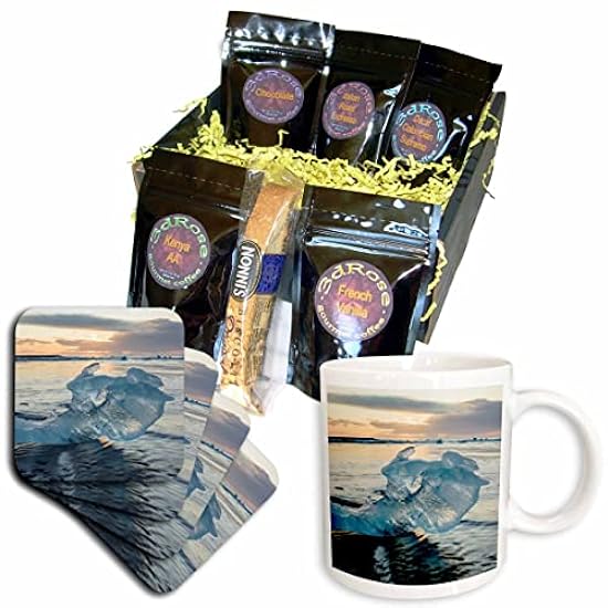 3dRose Iceland. Ice chunks on Diamond Beach near... - Coffee Gift Baskets (cgb-366484-1) 583266201
