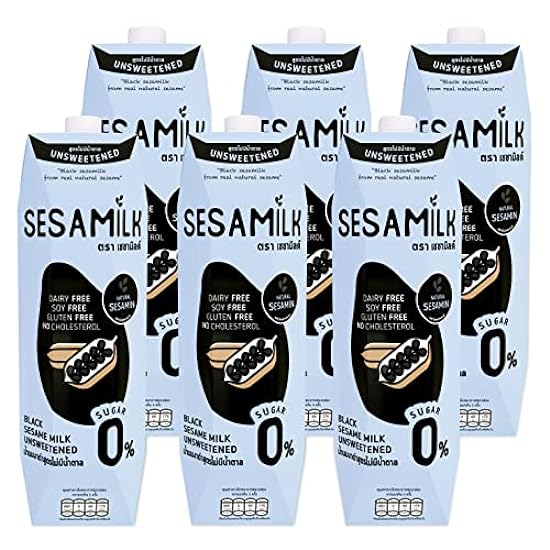 Sesamilk: Sesame Milk (Unsweetened Black Sesame Milk), 