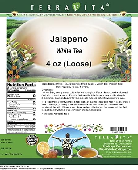 Jalapeno White Tea (Loose) (4 oz, ZIN: 545374) 225570294