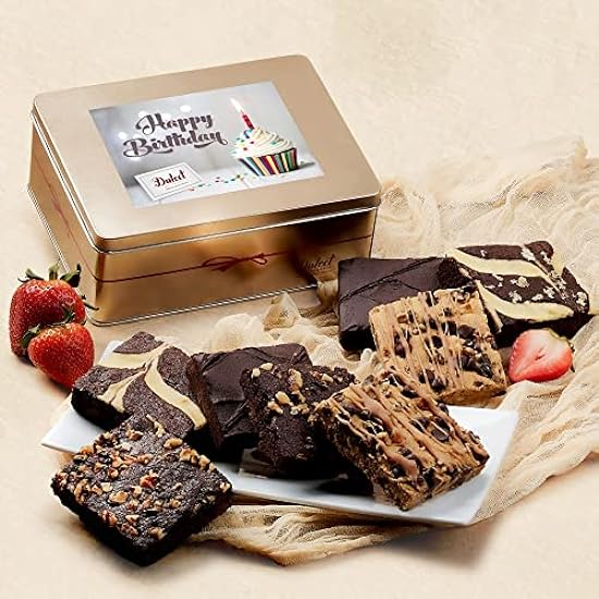 Dulcet Gift Baskets Happy Birthday Brownie- Chocolate F