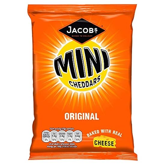 Jacob´s Mini Cheddars Original - 50g - Pack of 12 