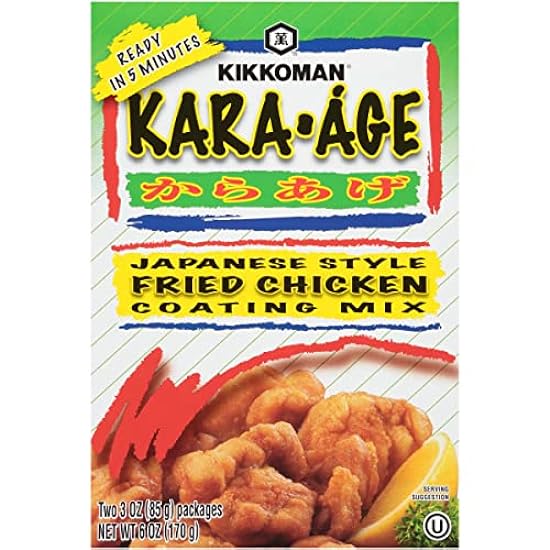 Kikkoman Kara-Age Fried Chicken Coating Mix, 6 Oz Box (