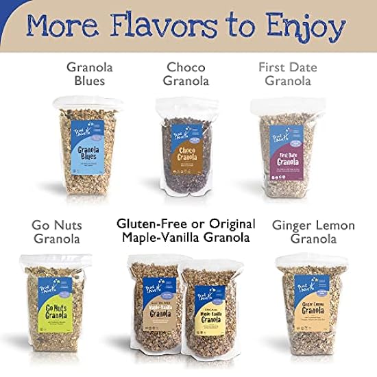 True North Granola – Gluten Free Maple Vanilla Granola, Low Carb, Nut Free and Non-GMO, Bulk Bag, 25 lb. 175167282