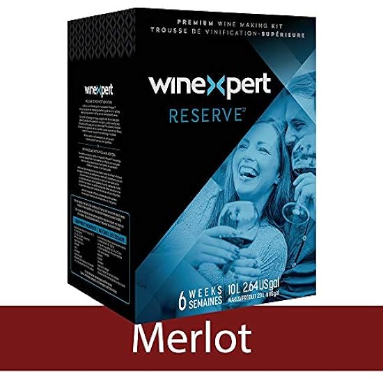 Winexpert Reserve Merlot Red Wine Making Kit 861488637