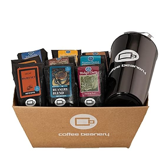 Specialty Decaf Coffee Gift Basket with Mug, Gourmet Co