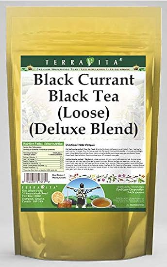 Black Currant Black Tea (Loose) (Deluxe Blend) (8 oz, Z