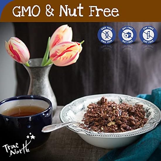 True North Granola – Chocolate Granola Cereal with Rolled Oats, Belgian Chocolate, Dried Cranberries, Gluten Free, All Natural and Non-GMO, Bulk Bag, 25 lb. 740020569
