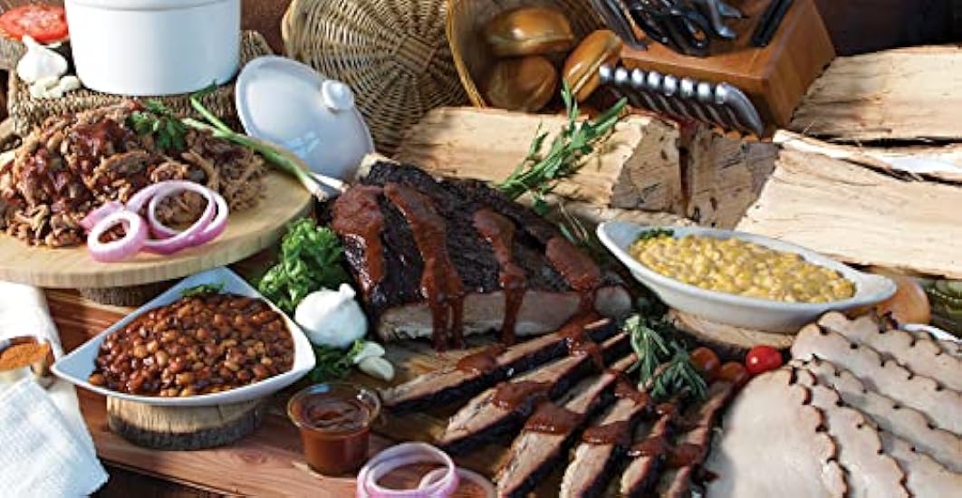 Smokehouse BBQ Meat Explosion Barbecue Package Beef Brisket, Pulled Pork and Turkey with sides 730617454