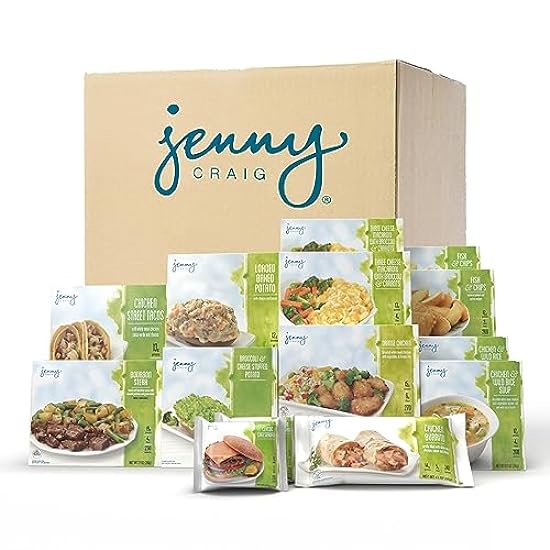 Jenny Craig 14-Count Entrée Kit Menu 2 – Frozen Meal Kit includes 14 Full Entrées to make living better delicious, nutritious and convenient! Enjoy Prepared Meals, Eat Better, and Love the New You! 713875126