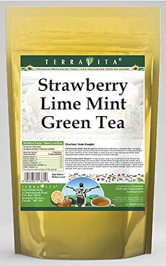 Strawberry Lime Mint Green Tea (25 tea bags, ZIN: 54208