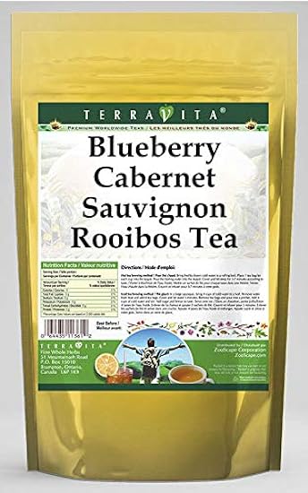 Blueberry Cabernet Sauvignon Rooibos Tea (25 tea bags, ZIN: 544244) - 2 Pack 846712125