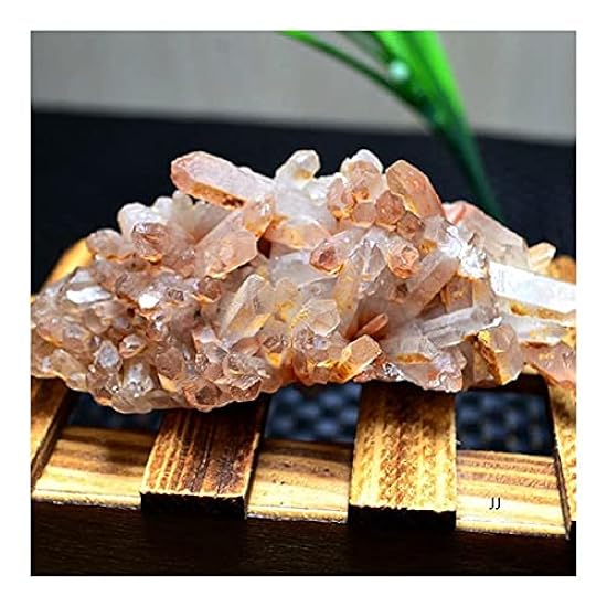 WGPHD Health & Household Natural red Crystal, Pillar Crystal, Color Crystal Cluster, can do Bonsai, Fish Tank Scene, as Well as The Role of Evil Spirits (Size : 450-500g) 400240427
