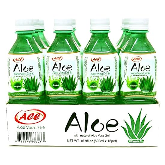 ACE Aloe Vera Juice, Original, 16.9 Oz. (12 Pk) 8030281