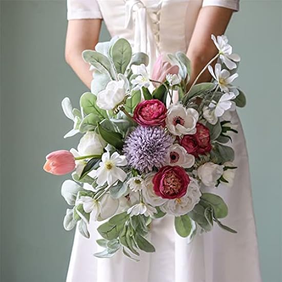 DLUXCA Simulation Bouquet Wedding Travel Props Hand Bou