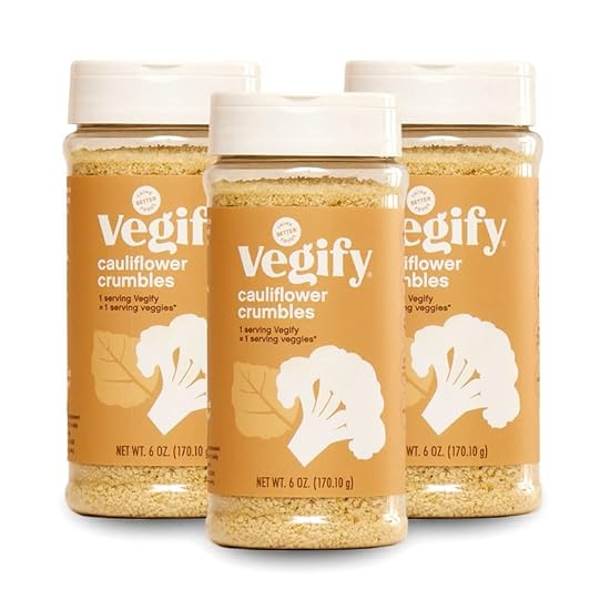 VEGIFY Cauliflower Veggie Crumbles | 7 oz | 3 Pack | A 