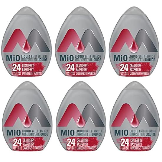 MiO Cranberry Raspberry Liquid Water Enhancer, 48mL/1.6