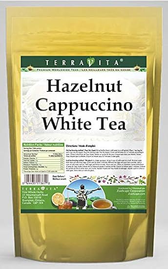 Hazelnut Cappuccino White Tea (25 tea bags, ZIN: 544436