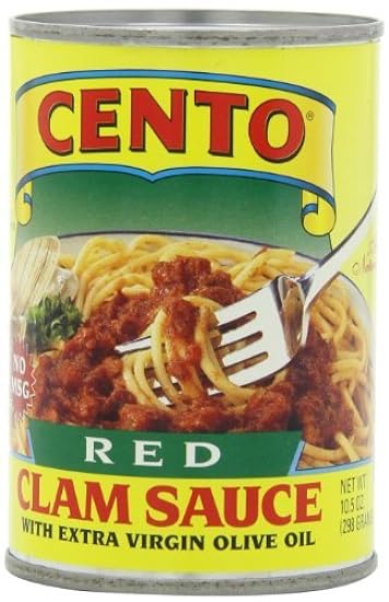 Cento Red Clam Sauce, 10.5 Ounce Cans (Pack of 12) by C