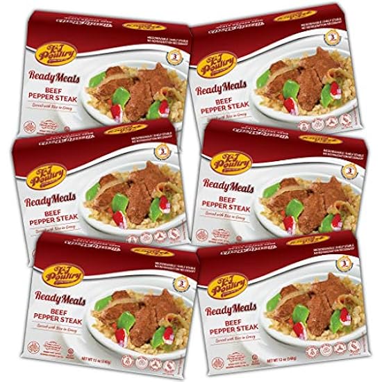 Kosher MRE Meat Meals Ready to Eat (6 Pack Ultimate Variety - Beef & Chicken) Prepared Entree Fully Cooked, Shelf Stable Microwave Dinner - Travel, Military, Camping, Emergency Survival Protein Food 177009311