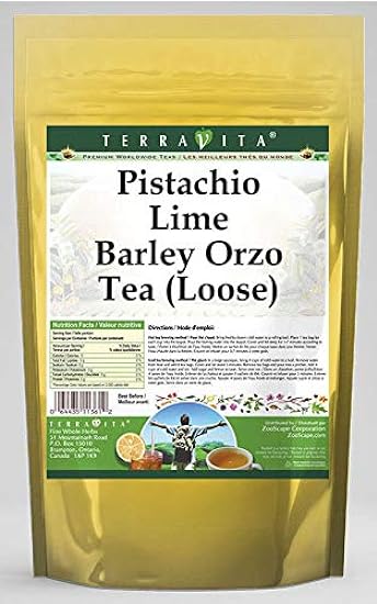 Pistachio Lime Barley Orzo Tea (Loose) (8 oz, ZIN: 5665