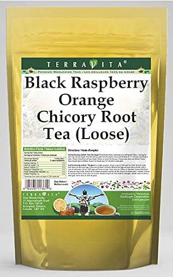 Black Raspberry Orange Chicory Root Tea (Loose) (8 oz, 