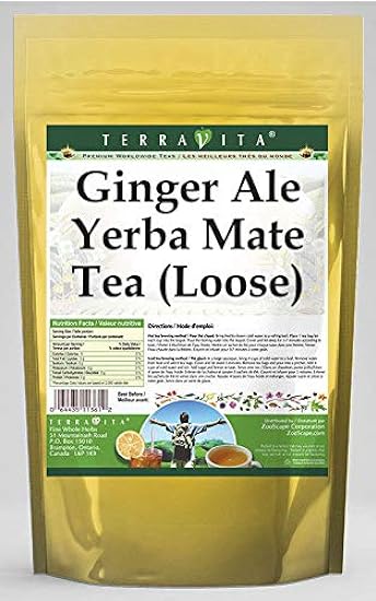 Ginger Ale Yerba Mate Tea (Loose) (4 oz, ZIN: 551903) -