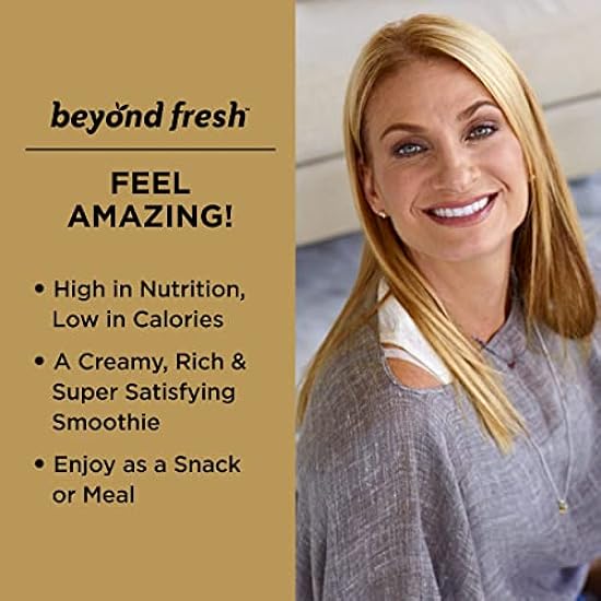 Beyond Fresh Amazing Shake, Superfood Formula, Plant Protein Based, Low Net Carbs, Wholefood Protein, Meal Replacement, Natural Chocolate Flavor, 999 Grams, White 721682528
