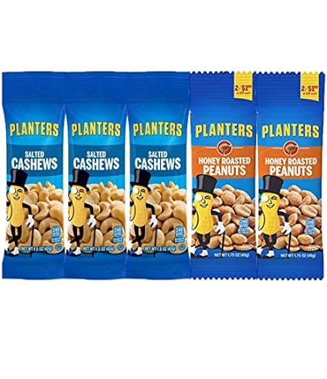 Nuts Snack Packs - Mixed Nuts and Trail Mix Individual Packs - Healthy Snacks Care Package (28 Count) 771614933