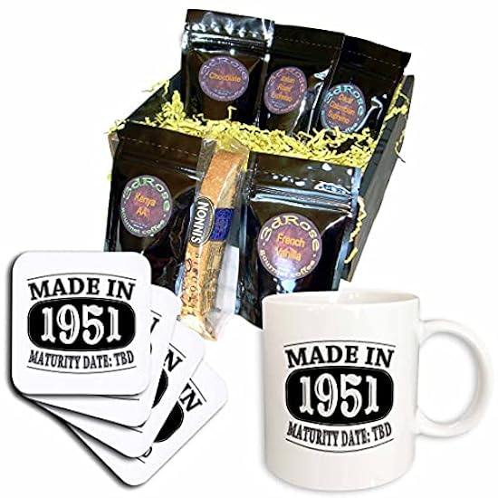 3dRose Made in 1951 - Maturity Date TDB - Coffee Gift B
