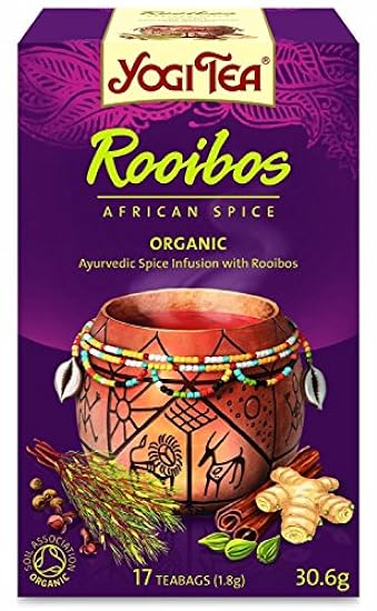 Yogi Tea Rooibos African Spice 17bag (Pack of 6) 363055