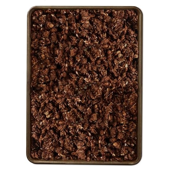 Grandy Organics Dark Chocolate Sea Salt Granola, 10 Pound Bulk Bag, Certified Organic, Gluten Free, Non-GMO, Kosher, Plant Based Protein Granola 412094633
