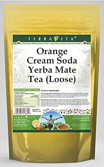 Orange Cream Soda Yerba Mate Tea (Loose) (8 oz, ZIN: 561733) - 3 Pack 405983274