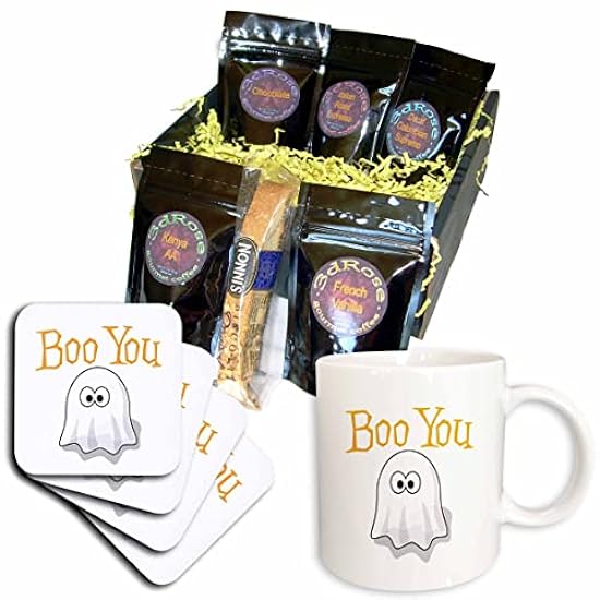 3dRose Image of Words Boo You - Coffee Gift Baskets (cg