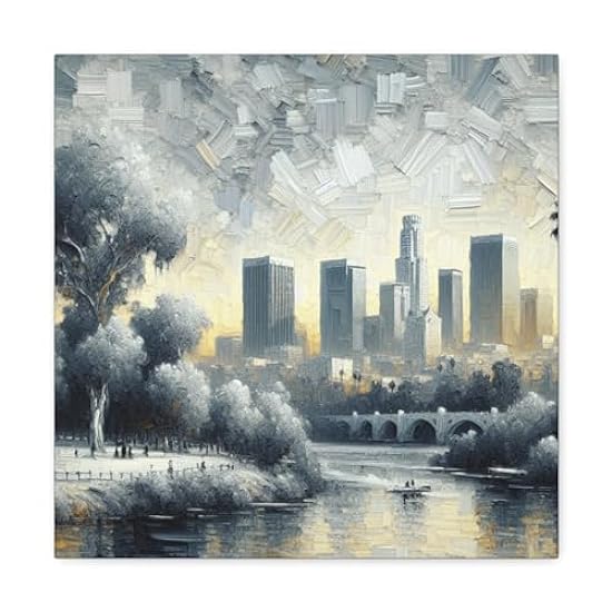 City of Golden Dreams - Canvas 16″ x 16″ / 1.25