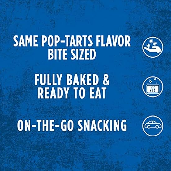 Pop-Tarts Baked Pastry Bites, Kids Snacks, School Lunch, Variety Pack (3 Boxes, 30 Pouches) 744277616