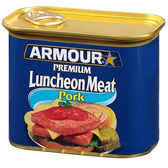 Armour Star Pork Luncheon Meat, Canned Meat, 12 OZ (Pac