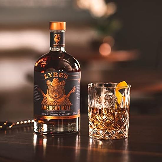 Lyre´s American Malt Non-Alcoholic Spirit - Bourbon Style | Award Winning | 23.7 Fl Oz  716841839
