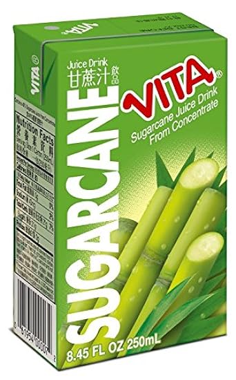 Vitasoy Vita Juice, Sugar Cane flavor, 8.45oz (Pack of 