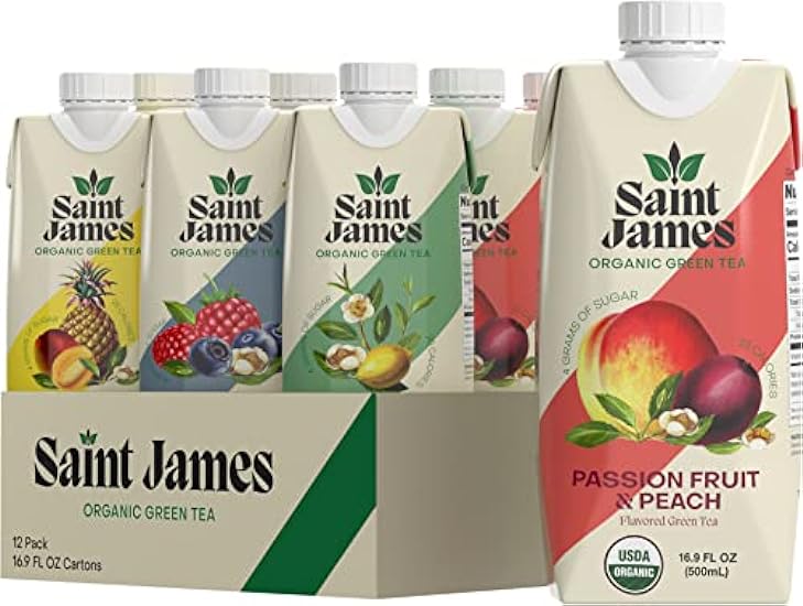 Saint James Iced Tea | Organic Green Tea | Organic, Non
