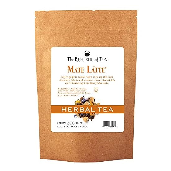 The Republic of Tea Mate Latte Full-Leaf Tea, 1 Pound /