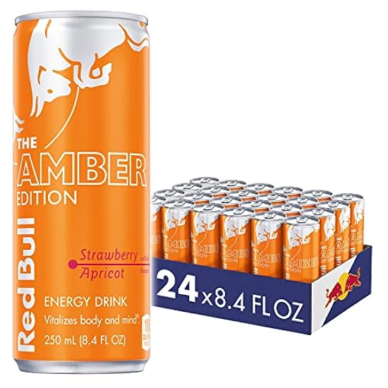 Red Bull Amber Edition Strawberry Apricot Energy Drink,