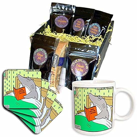 3dRose SWIM WITH THE LAWYERS - Coffee Gift Baskets (cgb