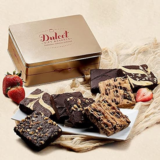 Dulcet Gift Baskets Chocolate Fudge Brownie Assortment 
