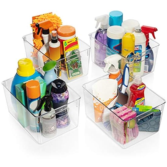 ClearSpace Plastic Storage Bins – Perfect Kitchen Organization or Pantry Storage – Fridge Organizer, Pantry Organization and Storage Bins, Cabinet Organizers 97895406
