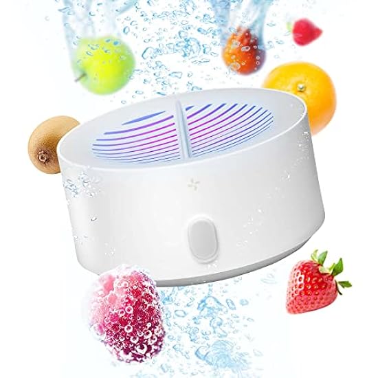 AquaPure - Fruit and Vegetable Washing Machine, 1-Year Warranty, Fruit Cleaner Device That Cleans Fresh Produce in Water, Waterproof Fruit and Vegetable Cleaner, Fruit and Veggie Purifier 567961289